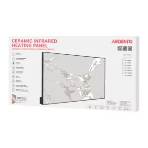 ARDESTO Ceramic panel, 20m2, 1000w, electr. control, 120 х 60sm, thermostat, marble