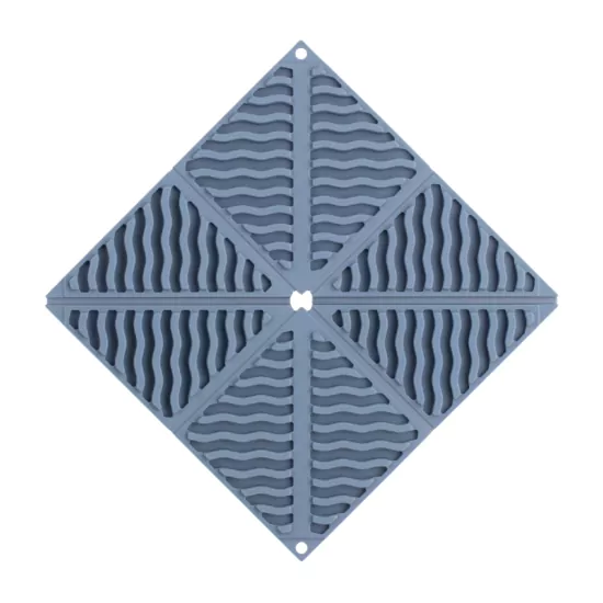 ARDESTO Trivet Gemini, 16.5×16.5×1.7cm, silicone, blue