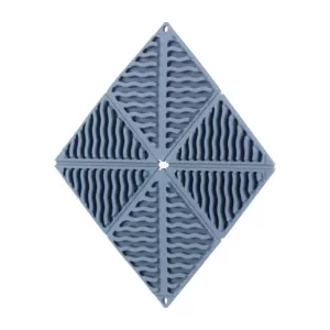 ARDESTO Trivet Gemini, 16.5×16.5×1.7cm, silicone, blue