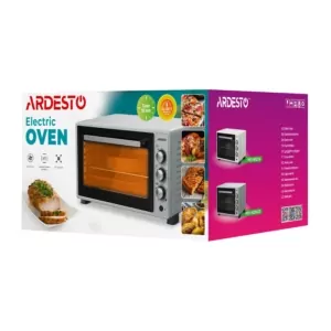 ARDESTO Table oven 1700W, 52L, chrome resistance, timer, lamp, turbo fan, rotisserie, double glass, grey