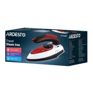 ARDESTO Відпарювач ручний SI-S1400, 1400Вт, 280мл, паровий удар, постійна пара – 22гр, керам. підошва, біло-чорний