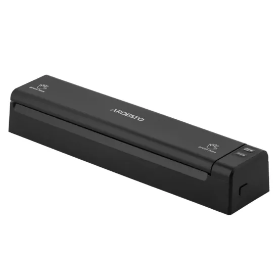 ARDESTO Vacuum Sealer for rolls and packages, 110W, 28сm, electronic control, +1 roll, plastic, black