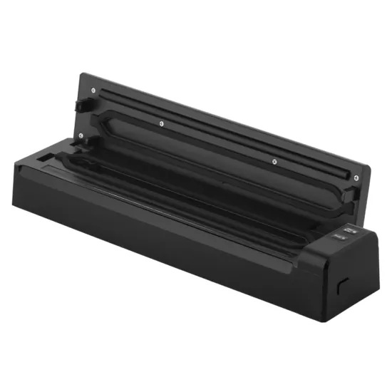 ARDESTO Vacuum Sealer for rolls and packages, 110W, 28сm, electronic control, +1 roll, plastic, black