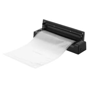 ARDESTO Vacuum Sealer for rolls and packages, 110W, 28сm, electronic control, +1 roll, plastic, black