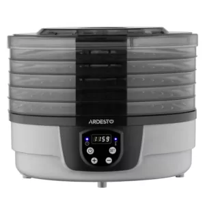 ARDESTO Dryer for products FDB-532TTC, 250W, pallets -5x3cm, diameter-32cm, max-70°С, timer, electronic control, plastic, white