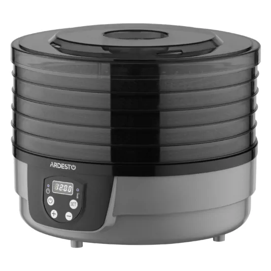 ARDESTO Dryer for products FDB-532TTC, 250W, pallets -5x3cm, diameter-32cm, max-70°С, timer, electronic control, plastic, white