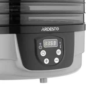 ARDESTO Dryer for products FDB-532TTC, 250W, pallets -5x3cm, diameter-32cm, max-70°С, timer, electronic control, plastic, white