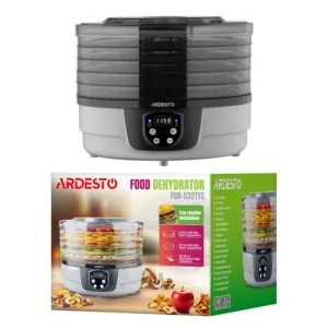 ARDESTO Dryer for products FDB-532TTC, 250W, pallets -5x3cm, diameter-32cm, max-70°С, timer, electronic control, plastic, white