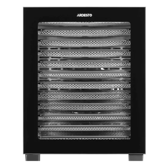 ARDESTO Dryer for products FDB-1242, 850W, pallets -12x3cm, max-70°С, timer, electronic control, stainless steel, black