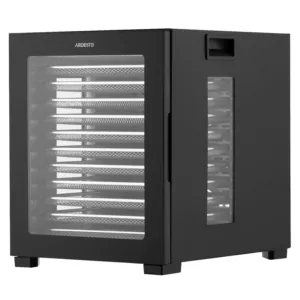 ARDESTO Dryer for products FDB-1242, 850W, pallets -12x3cm, max-70°С, timer, electronic control, stainless steel, black