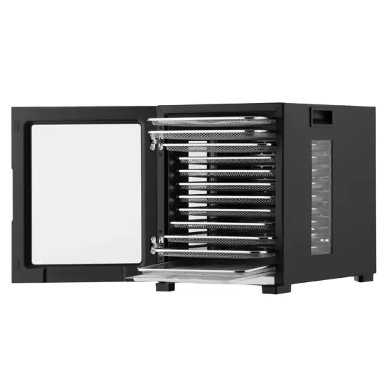 ARDESTO Dryer for products FDB-1242, 850W, pallets -12x3cm, max-70°С, timer, electronic control, stainless steel, black