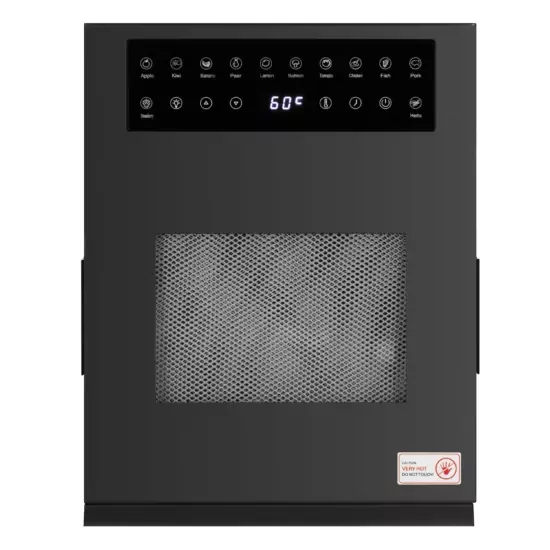 ARDESTO Dryer for products FDB-1242, 850W, pallets -12x3cm, max-70°С, timer, electronic control, stainless steel, black