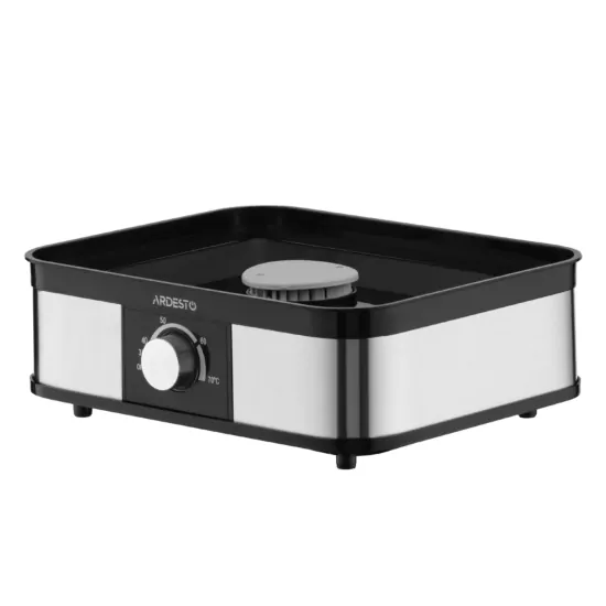 ARDESTO Dryer for products FDB-52832B, 245W, pallets -5x3cm, max-70°С, temperature adjustment, plastic, black+inox