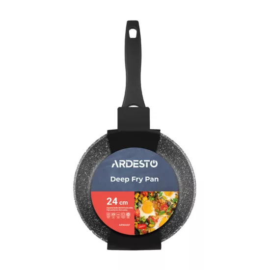 ARDESTO Gemini Gourmet Anzio[Deep Fry pan Gemini Anzio, 24cm, aluminium, black]