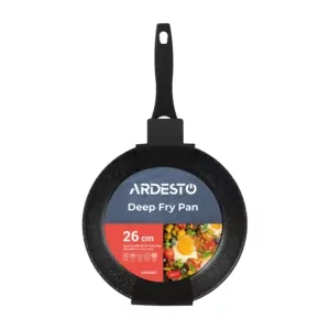 ARDESTO Gemini Gourmet Anzio[Сковорода глибока Gemini Anzio, 26см, алюміній, чорний]