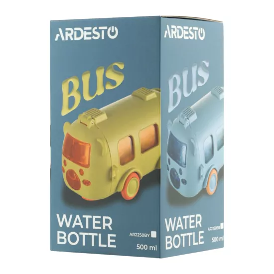 ARDESTO Bottle Bear Bus 500ml, plastic, white