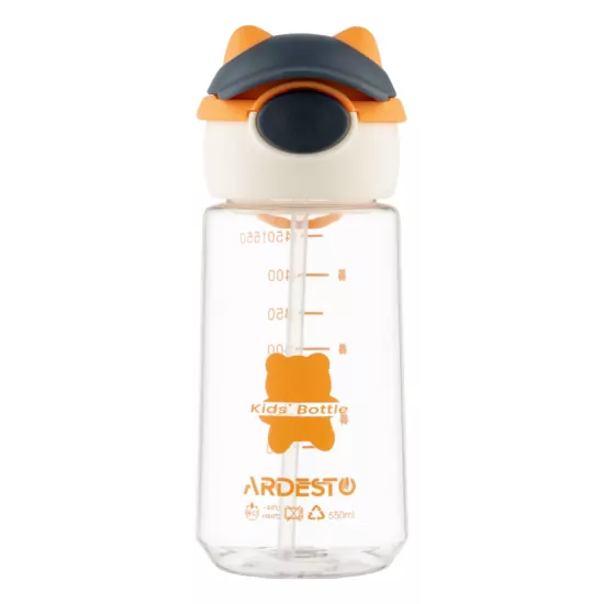 ARDESTO Bottle Bear 550ml, plastic, orange