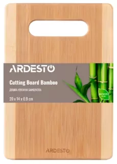 Дошка кухонна Ardesto Midori, 20х14х0.9см, бамбук