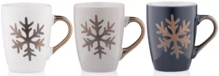 ARDESTO Чашка Snowflake, 320мл, кераміка, в асортименті