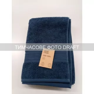 ARDESTO Рушник махровий SuperSoft 70х140см, 100% бавовна, синій