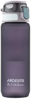 ARDESTO Пляшка для води Matte 800мл, пластик, фіолетовий